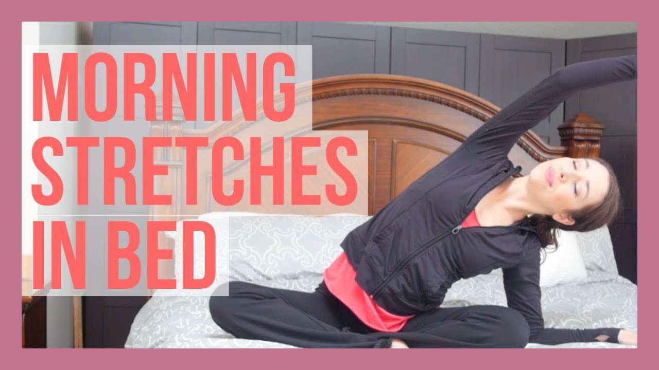 5 min Morning Yoga Stretches in Bed